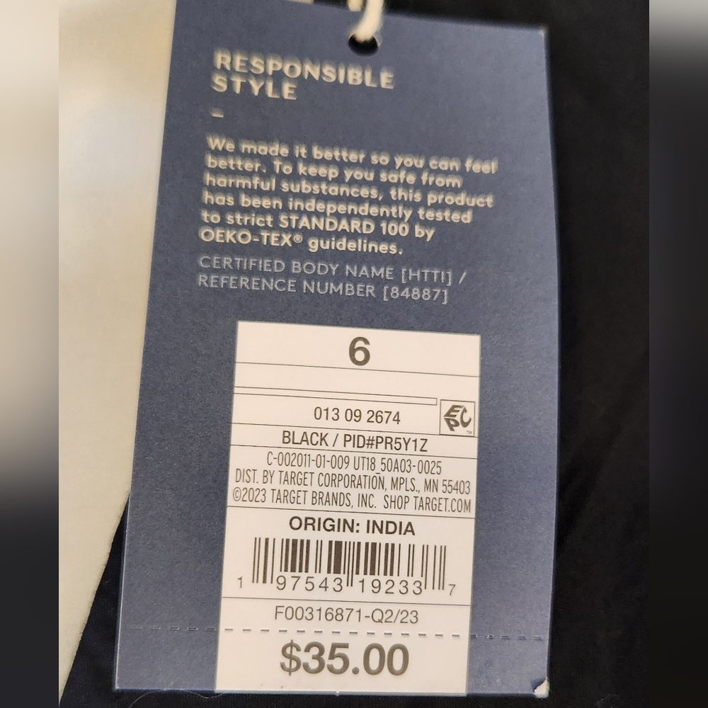 NWT Universal Thread Women's Elbow Puff Sleeve Ruched V-Neck Mini Dress size 6 - Picture 7 of 8